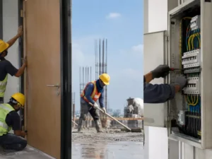 Interior, sipil, dan elektrikal merupakan contoh ruang lingkup pekerjaan general contractor atau kontraktor umum.