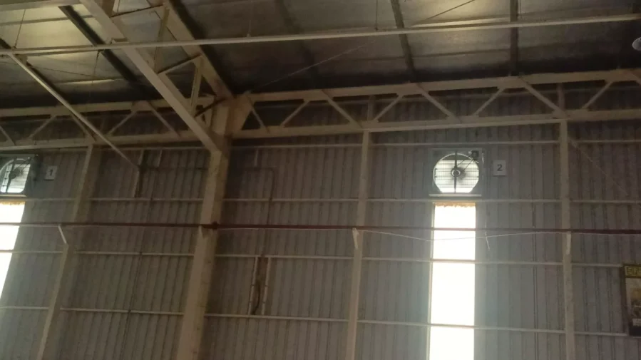 Exhaust fan PT Bonecom Tricom sebagai portofolio MEP Mandala Pilar Indonesia.