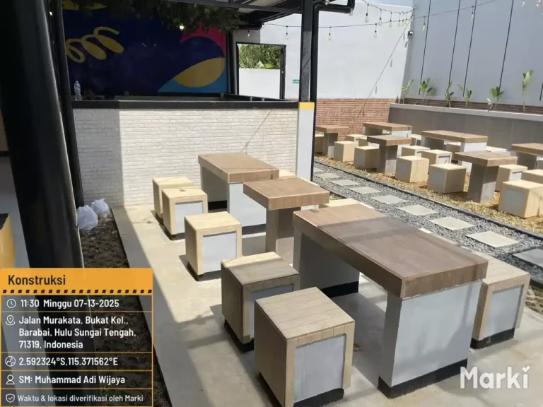 Gacoan Barabai, hasil pekerjaan sipil, interior, dan MEP oleh PT Mandala Pilar Indonesia.