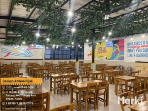 Resto Mie Gacoan Ambon, hasil pekerjaan sipil, interior, dan MEP oleh PT Mandala Pilar Indonesia.