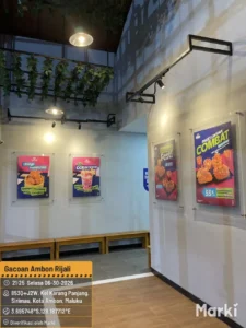 Resto Mie Gacoan Ambon, hasil pekerjaan sipil, interior, dan MEP oleh PT Mandala Pilar Indonesia.