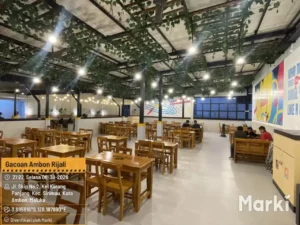 Resto Mie Gacoan Ambon, hasil pekerjaan sipil, interior, dan MEP oleh PT Mandala Pilar Indonesia.
