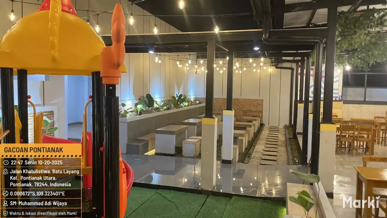 Resto Mie Gacoan Pontianak, hasil pekerjaan sipil, interior, dan MEP oleh PT Mandala Pilar Indonesia.